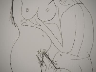 Pablo PICASSO : Le Goût du Bonheur, Preuve d’amour, Lithographie 2