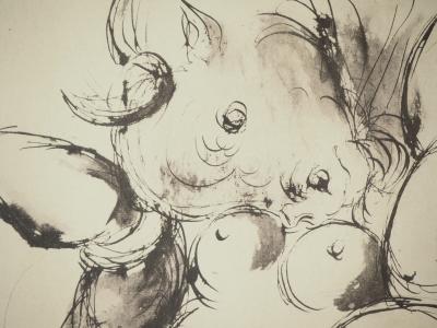 Pablo PICASSO : Le minotaure, Lithographie et pochoir 2