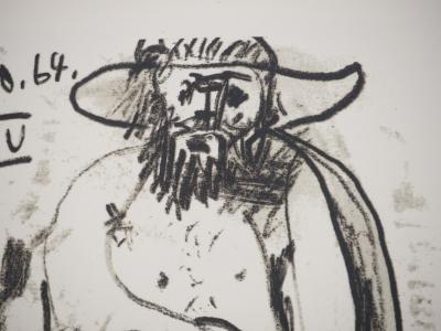 Pablo PICASSO : Le Goût du Bonheur, L’artiste en Minotaure, Lithographie 2