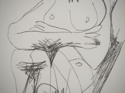 Pablo Picasso: The Taste of Happiness, Nude in Love, Lithograph 2
