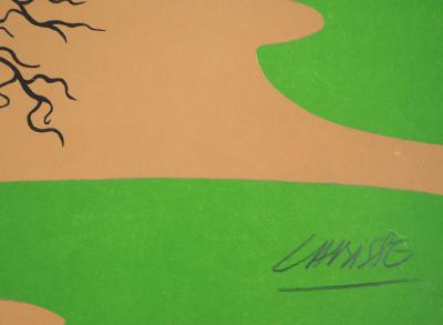 Félix LABISSE : L’Arthus des sables, Lithographie originale, signée 2