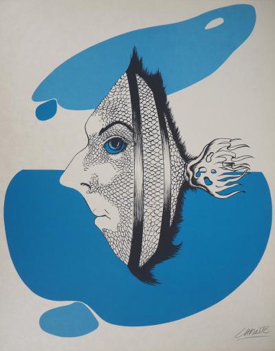 Félix LABISSE : Le Fluviot, Lithographie originale, signée 2