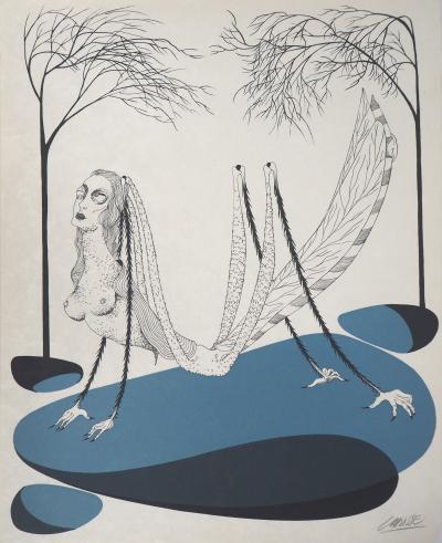 Félix LABISSE : La Locuste, Lithographie originale, signée 2