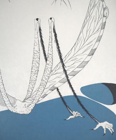 Félix LABISSE : La Locuste, Lithographie originale, signée 2
