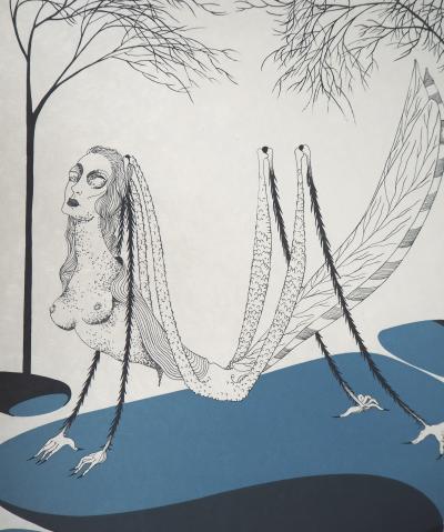 Félix LABISSE : La Locuste, Lithographie originale, signée 2