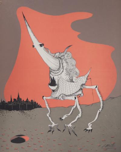 Félix LABISSE : Le Perce aurore, Lithographie originale, signée 2