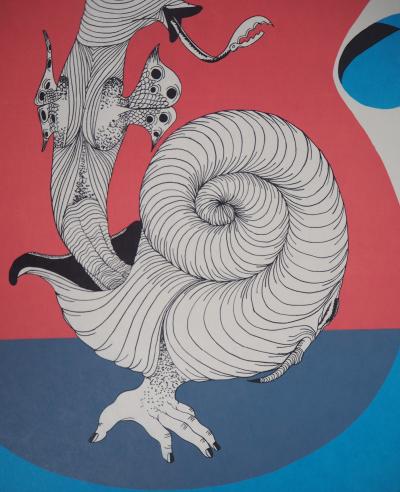 Félix LABISSE : Le Phylactère, Lithographie originale, Signée 2