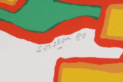 Jacques SOISSON : Cortège aztèque, Sérigraphie originale signée 2