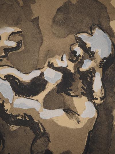 Jacques LIPCHITZ : Dessin pour Prométhée, Lithographie originale, Signée 2