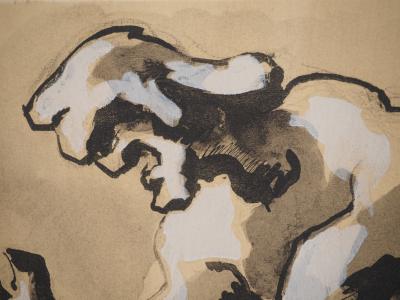 Jacques LIPCHITZ : Le vautour, Lithographie originale, Signée 2