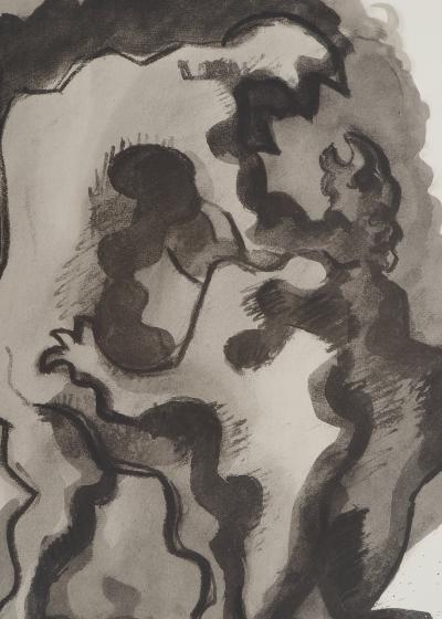Jacques LIPCHITZ : La punition de Zeus, Lithographie originale, Signée 2