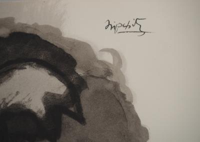 Jacques LIPCHITZ : La punition de Zeus, Lithographie originale, Signée 2
