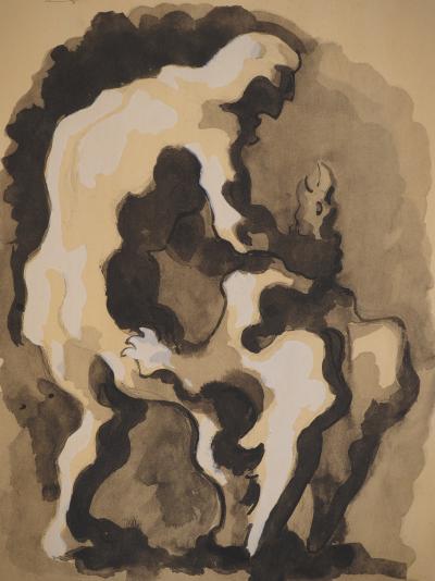 Jacques LIPCHITZ : La vengeance de l’Olympe, Lithographie originale, Signée 2