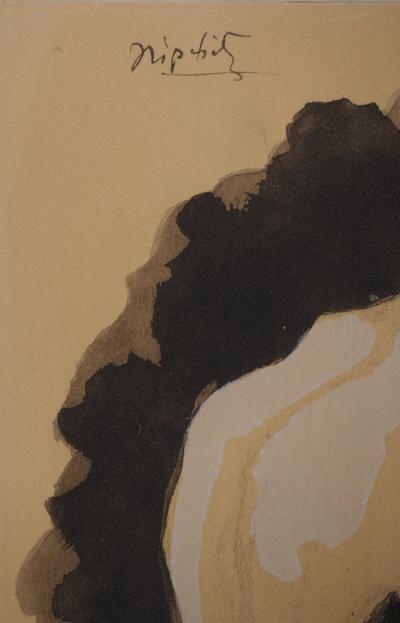 Jacques LIPCHITZ : La vengeance de l’Olympe, Lithographie originale, Signée 2