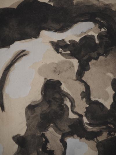 Jacques LIPCHITZ : Prométhée se débattant, Lithographie originale, Signée 2