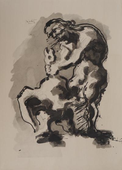 Jacques LIPCHITZ: The Despair of Prometheus, Original Lithograph, Signed 2