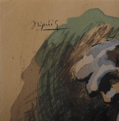 Jacques LIPCHITZ : La victoire de Prométhée, Lithographie originale, Signée 2