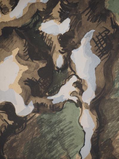 Jacques LIPCHITZ : La victoire de Prométhée, Lithographie originale, Signée 2