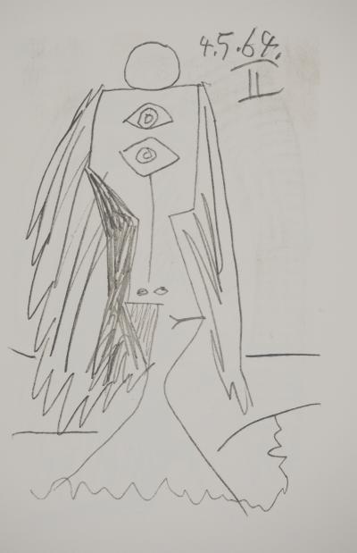 Pablo PICASSO : Le Goût du Bonheur, Totem, Lithographie 2