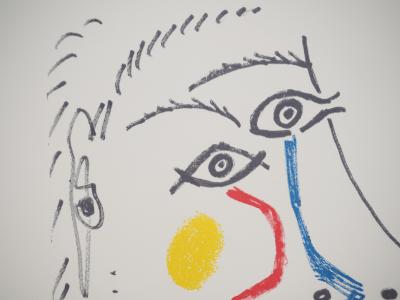 Pablo PICASSO : Le Goût du Bonheur, Portrait aux larmes, Lithographie 2