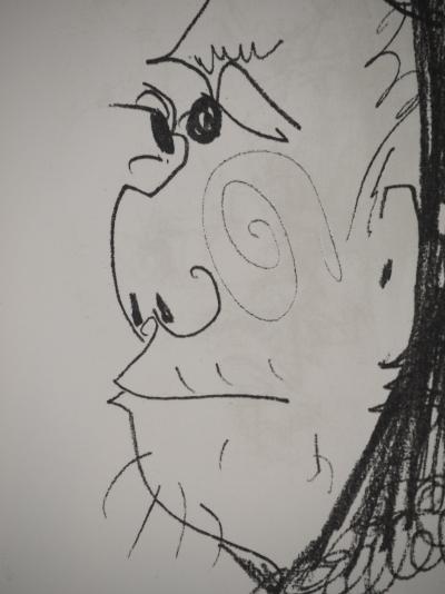 Pablo PICASSO : Le Goût du Bonheur, Portrait de la dona, Lithographie 2