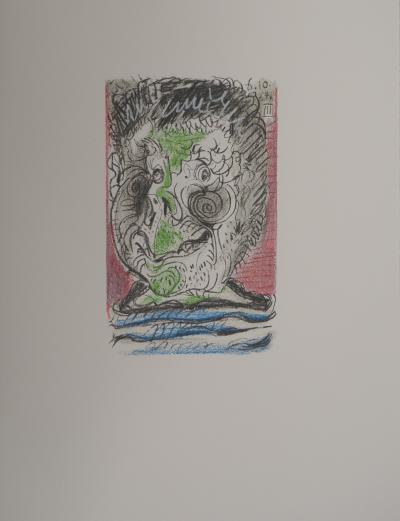 Pablo PICASSO : Le Goût du Bonheur, Autoportrait Surréaliste, Lithographie 2