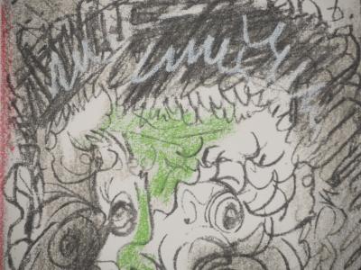 Pablo PICASSO : Le Goût du Bonheur, Autoportrait Surréaliste, Lithographie 2
