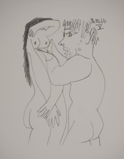 Pablo PICASSO : Le Goût du Bonheur, La femme idéale, Lithographie 2