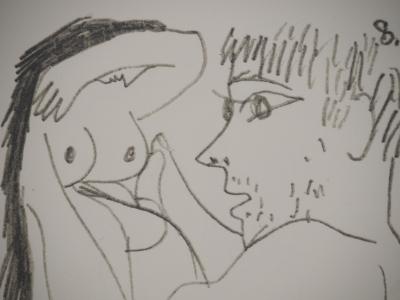 Pablo PICASSO : Le Goût du Bonheur, La femme idéale, Lithographie 2