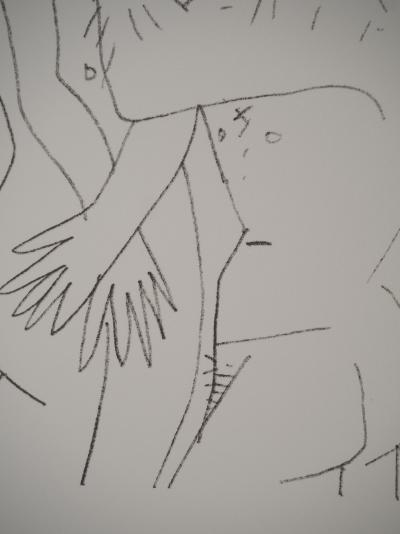 Pablo PICASSO : Le Goût du Bonheur, Les chéris, Lithographie 2