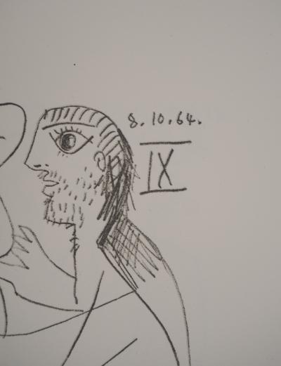 Pablo PICASSO : Le Goût du Bonheur, La bien aimée, Lithographie 2
