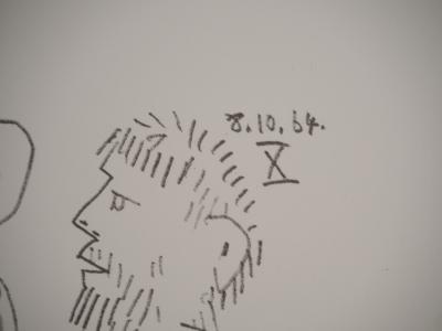Pablo PICASSO : Le Goût du Bonheur, Le désir, Lithographie 2