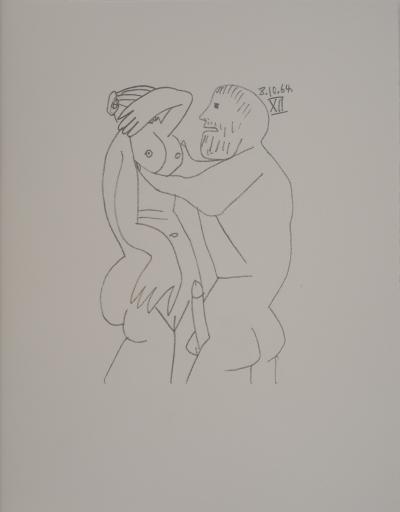 Pablo PICASSO : Le Goût du Bonheur, Luxure, Lithographie 2