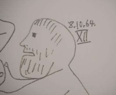 Pablo PICASSO : Le Goût du Bonheur, Luxure, Lithographie 2