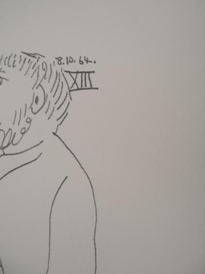 Pablo PICASSO: The Taste of Happiness, The Lovers, Lithograph 2