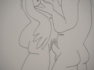 Pablo PICASSO: The Taste of Happiness, The Lovers, Lithograph 2