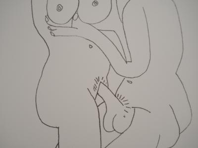 Pablo PICASSO : Le Goût du Bonheur, Intimité partagée, Lithographie 2