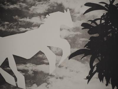 Pablo PICASSO : Diurnes, La femme au cheval, Phototypie originale 2