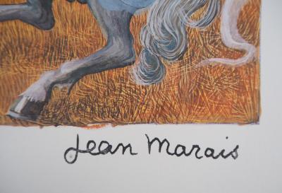 Jean MARAIS : Rencontre amoureuse, Quadrichromie signée 2