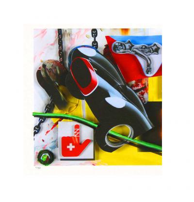 Peter KLASEN - Black Car, 2018 - Lithographie signée au crayon 2