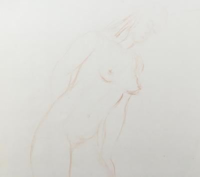 René COLLAMARINI - Nude, 1954 - Signed drawing 2