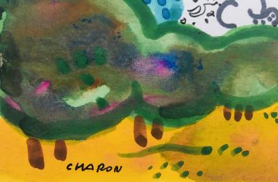 Guy CHARON - Provence, 1984 - Aquarelle originale signée 2