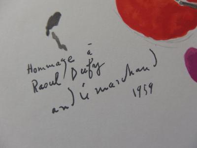 André MARCHAND - Soleil couchant, Lithographie signée 2