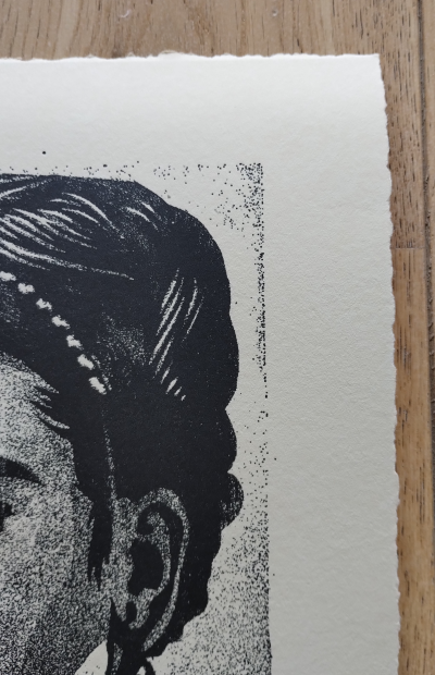 Shepard FAIREY (Obey) - The Woman Who Defeated Pain (Frida Kahlo)  (Letterpress) 2