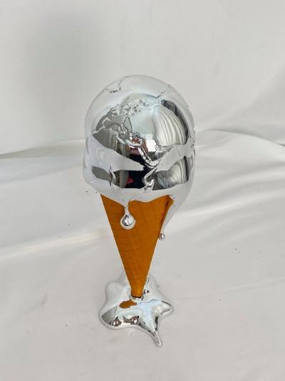 Sagrasse - The Last Ice Piece - Résine et poudre de marbre 2