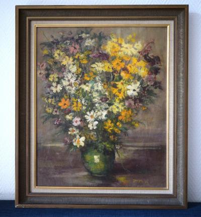 Daniel JANGUY - Fleurs des champs - Huile sur toile 2
