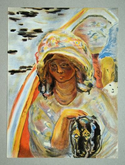 Pierre BONNARD (d’après) - En barque, 1939 - Lithographie en couleurs 2