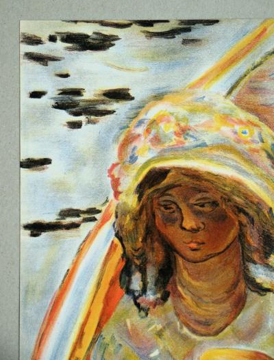 Pierre BONNARD (d’après) - En barque, 1939 - Lithographie en couleurs 2
