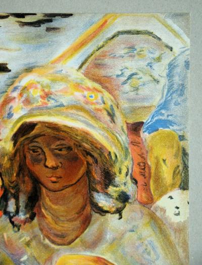 Pierre BONNARD (d’après) - En barque, 1939 - Lithographie en couleurs 2