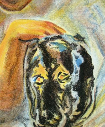 Pierre BONNARD (d’après) - En barque, 1939 - Lithographie en couleurs 2